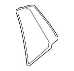 971845025BK - Body: Vent Glass for Porsche Image