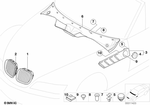 51138397503 - : Grille Left for BMW Image