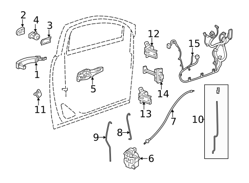 Front Door for 2020 Chevrolet Trax #0