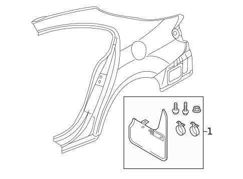 Exterior Trim - Quarter Panel for 2015 Volkswagen CC #0