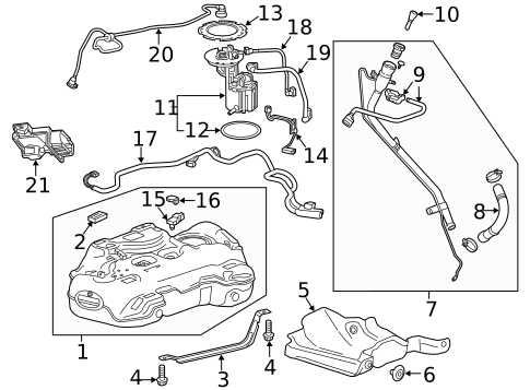 Fuel Pumps & Related Components for 2022 Cadillac XT4 #0