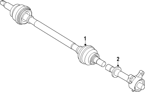 Drive Axles for 2025 Genesis Electrified GV70 #1