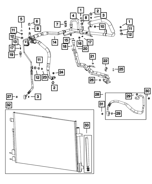 6101968 - Air Conditioners and Heaters: Hex Nut And Washer for Mopar Image image