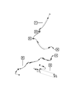 68217587AC - Steering: Power Steering Return Hose for Mopar Image