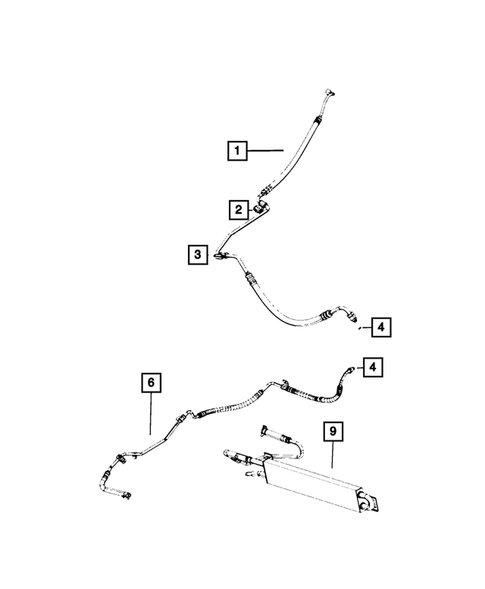 Power Steering Hoses for 2020 Dodge Charger #0