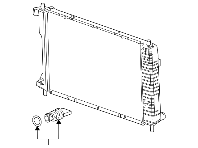 25952759 Radiator 2010-2017 GM Radiator 25952758 GM | GMPartsDirect.com