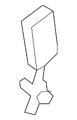 C2Y557620A02 - Body: Seat Belt Receptacle for Mazda Image