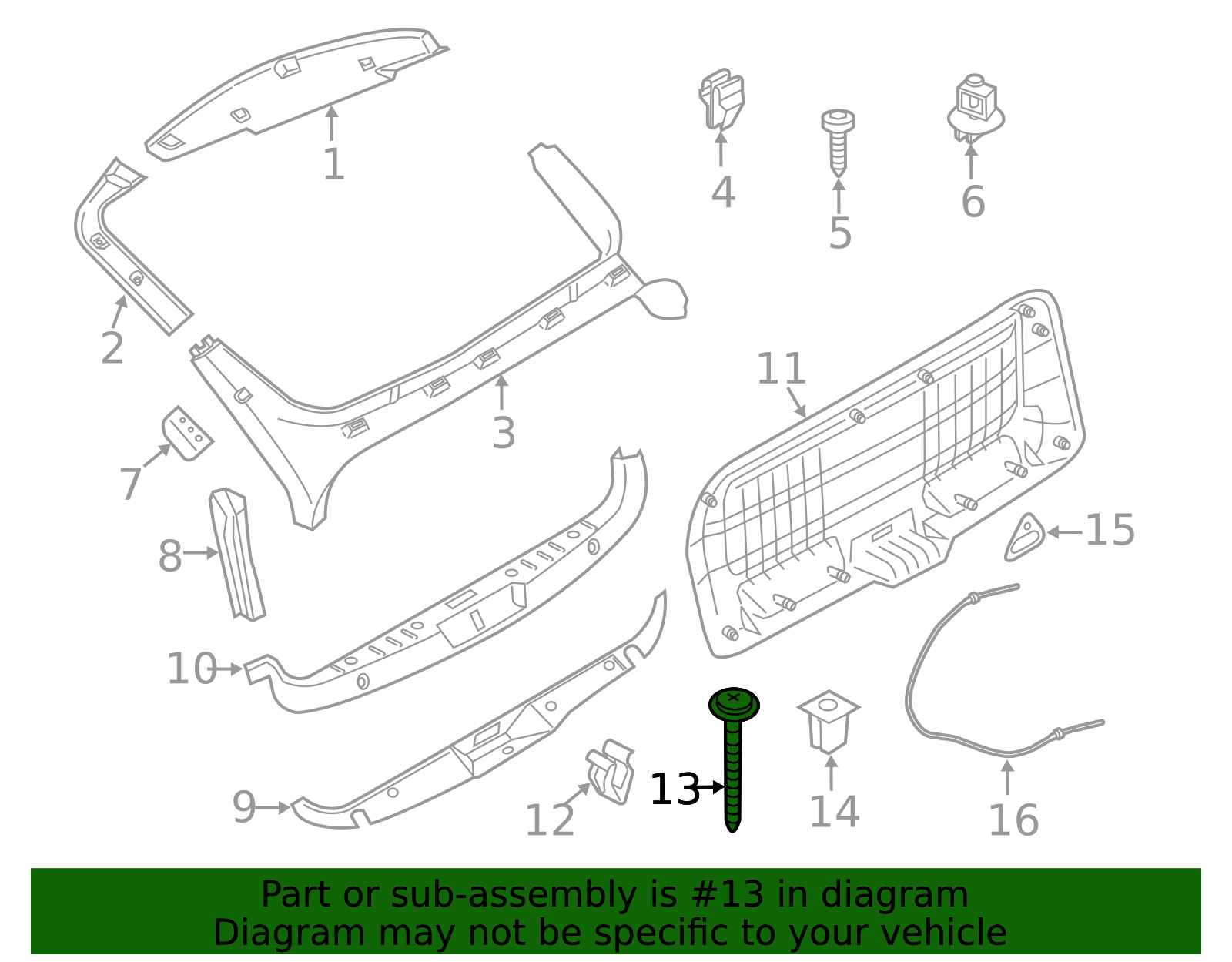 Genuine BMW 07-14-9-215-733 | Trim Panel Retainer Screw | FREE Shipping ...