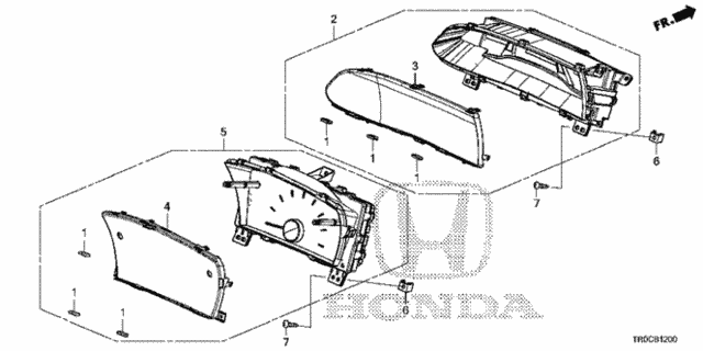 Meter (NS) for 2015 Honda Civic #0