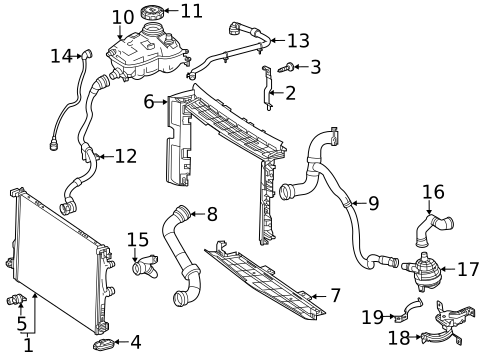 Hoses & Pipes for 2022 Mercedes-Benz GLA250 #0