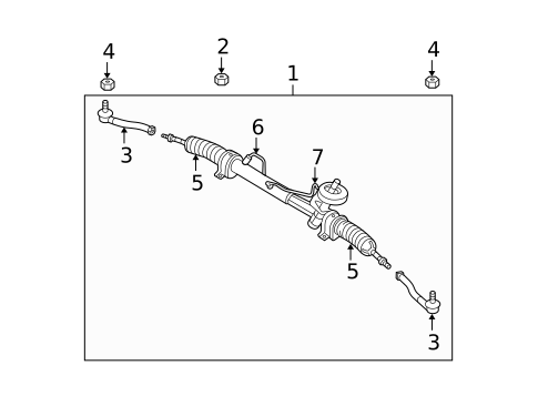 Steering Gear & Linkage for 2011 Chevrolet Aveo5 #0