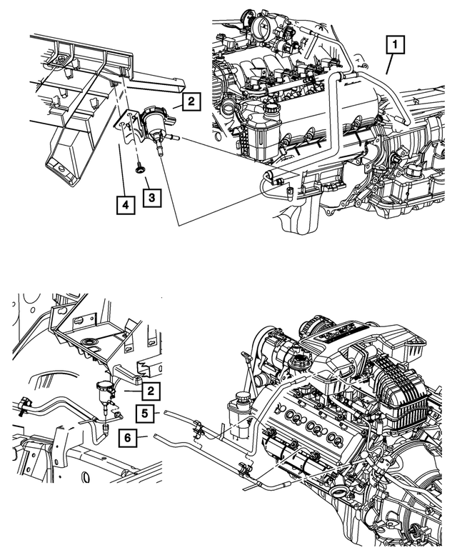 55398162AD - Emission Systems: Vapor Purge Harness for Mopar Image