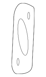 287513S100 - Exhaust: Front Pipe Gasket for Hyundai Image