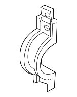 30809551 - Steering: Gear Assembly Mount Bracket for Volvo: S40, V40 Image