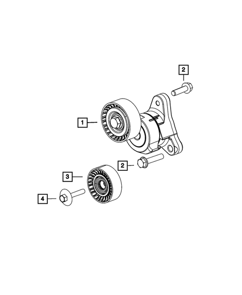 Pulleys and Related Parts for 2021 Jeep Cherokee #0