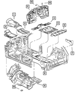 BODY WIRING - GROMMET | Mopar 56021909AA