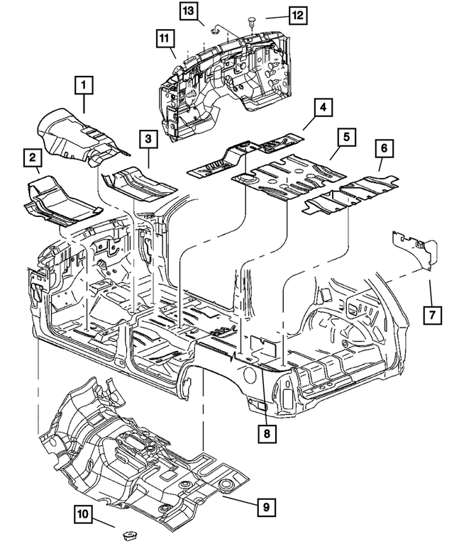 56021909AA - Interior Trim: Body Wiring Grommet for Mopar Image