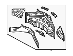 5830711040 - Body: Rear Body Panel for Lexus Image