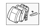 714300C050B1 - Body: Seat Back Assembly for Toyota Image