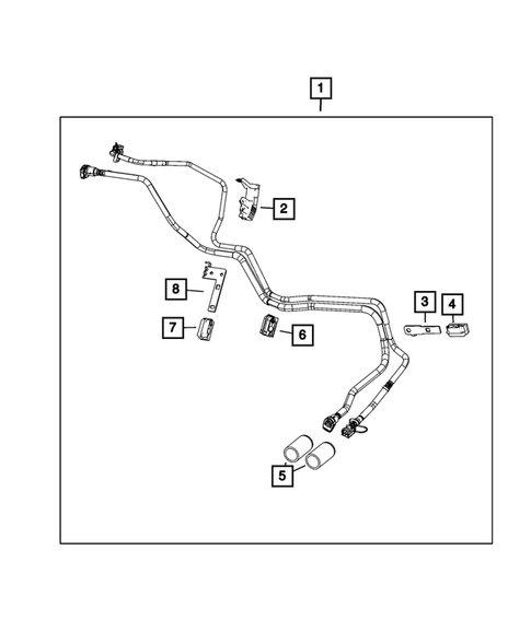 Fuel Lines and Tubes for 2023 Jeep Grand Wagoneer #1