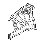 64501K9000 - Body: Apron Panel for Hyundai: Veloster N Image