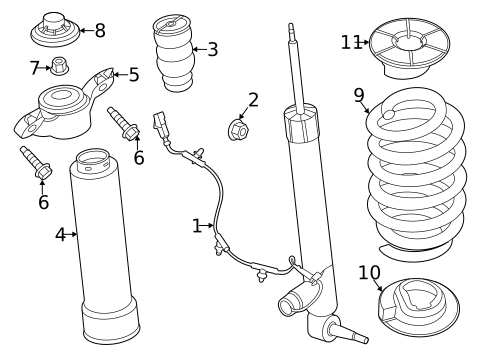 Shocks & Components for 2023 Lincoln Aviator #0