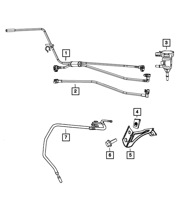 55398637AE - Emission Controls: Vapor Purge Harness for Mopar Image image