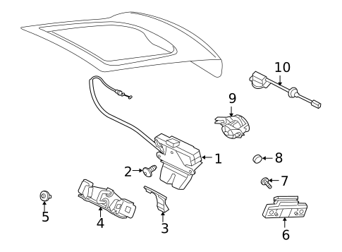 Lock & Hardware for 2008 Jaguar XK #1