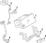 8701A741 - : Bracket for Mitsubishi: Outlander Sport Image