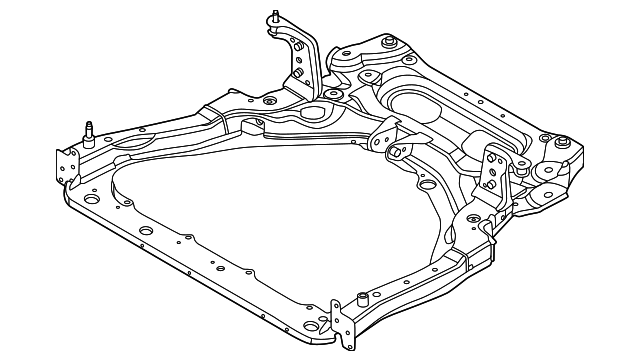 2020-2025 Nissan Sentra Suspension Sub-Frame Cross-Member