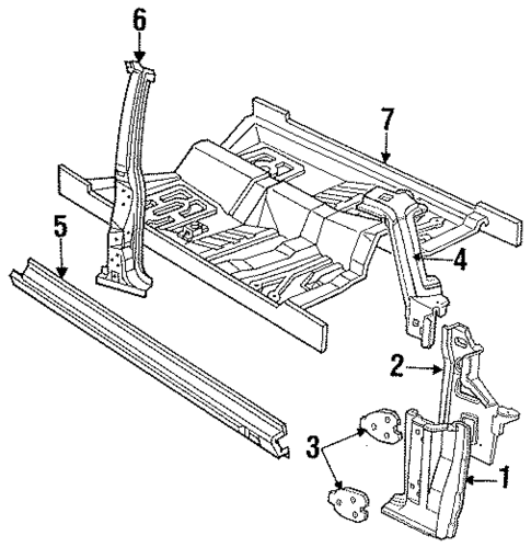 Floor for 1984 Mercury Grand Marquis #0