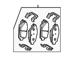 58101ARA00 - : Brake Pads for Genesis: GV70 Image