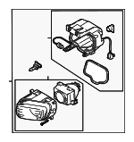 TA0451690D - Electrical: Fog Lamp Assembly for Mazda: Millenia Image