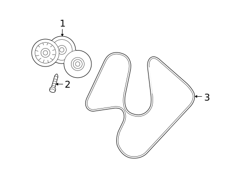 Belts & Pulleys for 2007 Dodge Ram 1500 #0