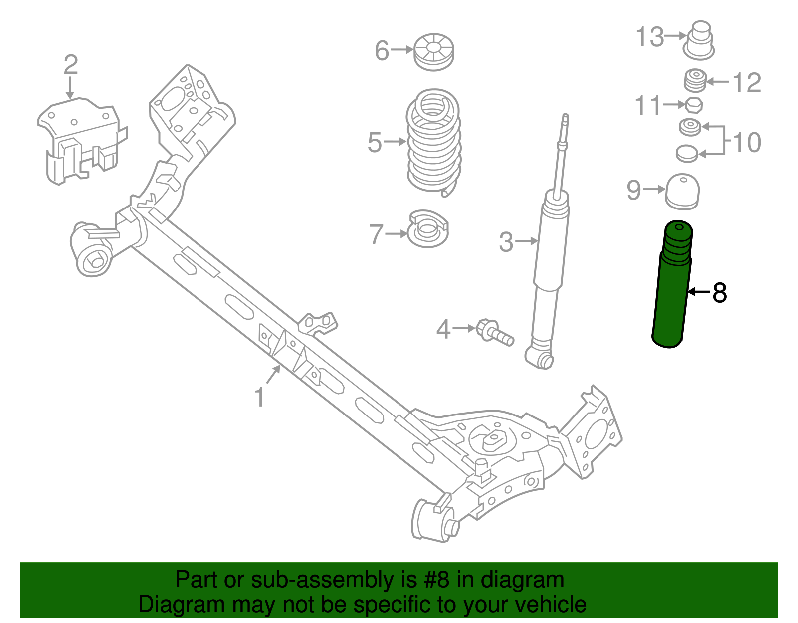 55240-3SH0A - 2013 Nissan Sentra - Bumper | Anicra Nissan Parts