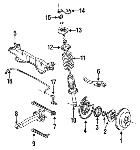 Rear Brakes for 1994 Mitsubishi Diamante #0