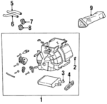 9720022150 - : Heater Assembly for Hyundai Image