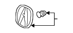 75701TX4A01 - Body: Emblem for Acura Image