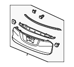 74890TX4A02ZA - Body: Finish Panel for Acura Image