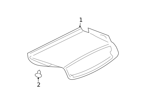 Interior Trim - Trunk for 2009 Lincoln Town Car #0