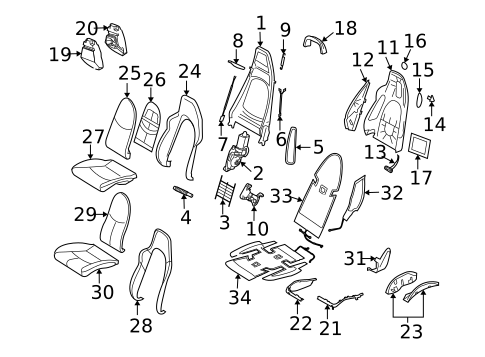 Seats for 2008 Porsche 911 #0