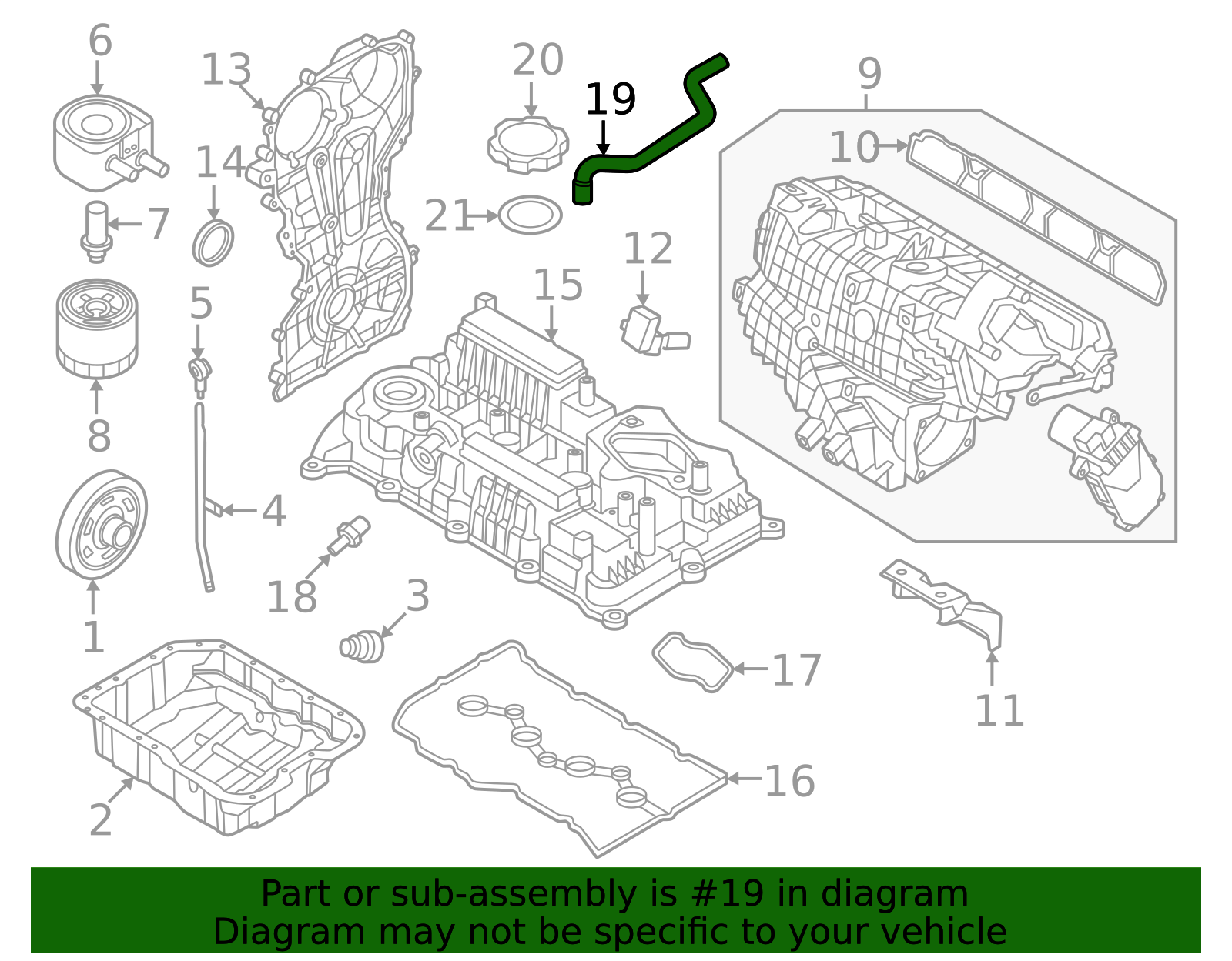 2019-2025 Hyundai Breather Tube 26710-2GTD1 | QuirkParts