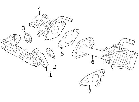 EGR System for 2022 Lexus NX350h #0