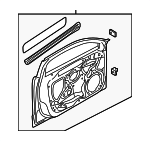 8V5831052D - : Door Shell for Audi: A3, A3 Quattro, S3 Image