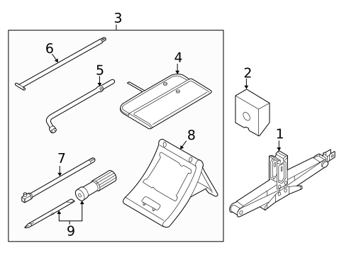 Jack & Components for 2021 Nissan Armada #0