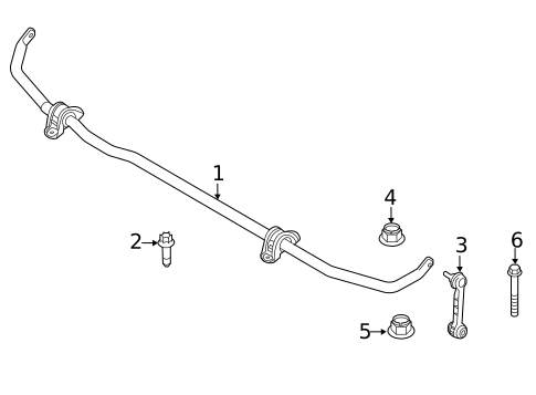 Stabilizer Bar & Components for 2024 BMW M8 #1