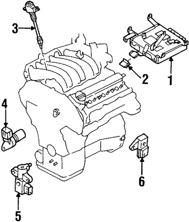 237104L619 - : Engine Control Module (ECM) for Infiniti Image
