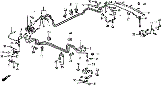 Brake Lines for 1988 Honda Civic #0