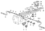 34321161701 - Brakes: Brake Pipe Bracket for BMW Image