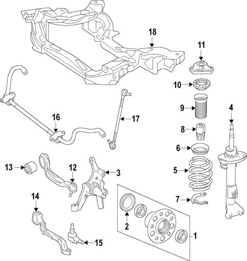 FRONT SUSPENSION for 2014 Mercedes-Benz E350 #5